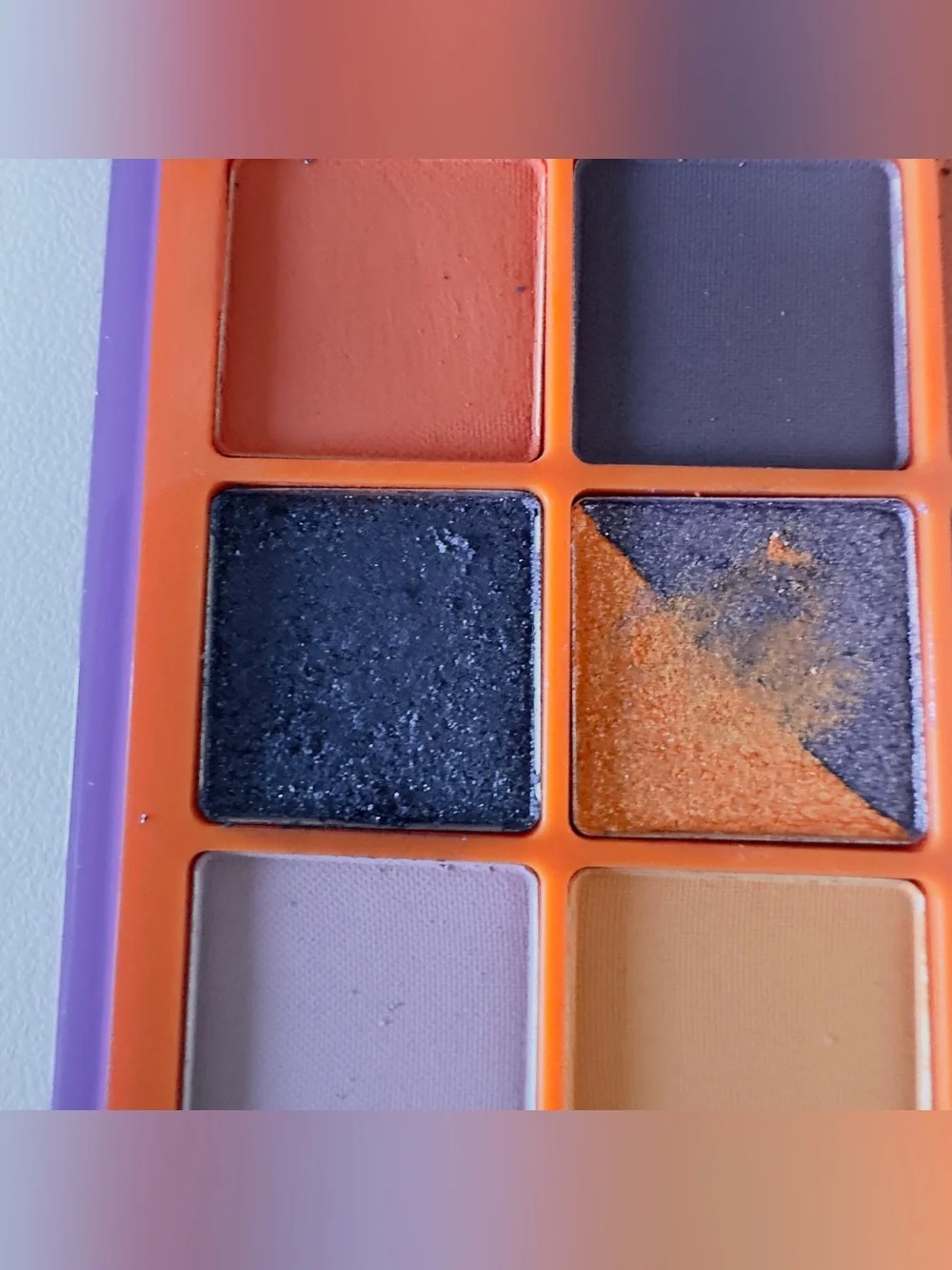 Huda Beauty Color Block Obsessions Eyeshadow Palette - Orange & Purple
